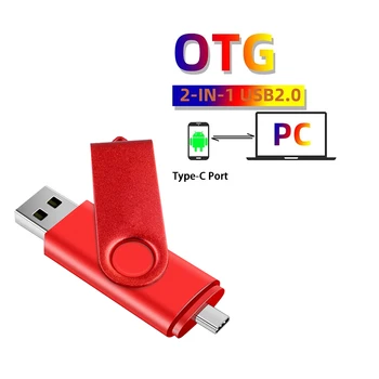 Rezistent la apa Pen Drive 2 In 1 OTG 2.0 Stick de 64GB de Înaltă Calitate de Tip C Usb Flash Drive 32GB Usb Stick de 128GB