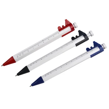 Șubler cu Vernier Pen 0-100mm Multifuncțional Pen Șubler cu Vernier Multifunctional Roller Ball Pen Papetărie Ocupe de Instrument de Piese