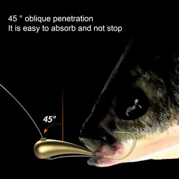 10buc Pescuit cu Jiguri Practice Luminoase de Culoare Puternic Penetrant Accesorii de Pescuit Carlige de Pescuit Carlige de Metal