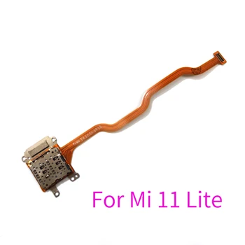 Pentru Xiaomi Mi 11 Lite Sim Cititor De Card Titular De Bord Conector Cablu Flex