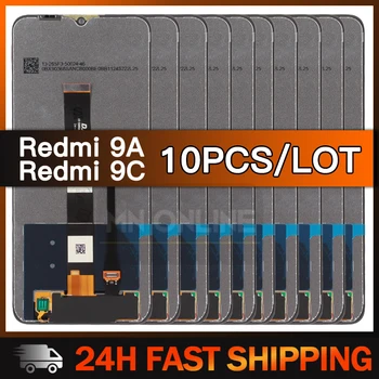 10 Buc/LOT Original Pentru Xiaomi Redmi 9A Display LCD Touch Screen Digitizer Asamblare LCD Touch Piese de schimb Pentru Redmi 9C LCD