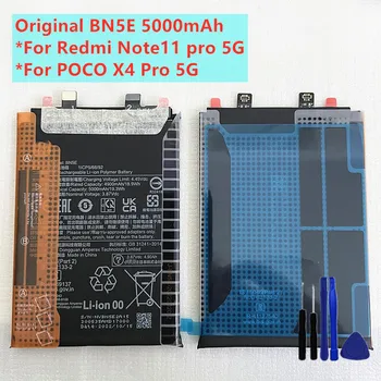 Nou, Original, de Mare Qulity BN5E 5000mAh Baterie Pentru Redmi Note11 Pro 5G Pentru POCO X4 Pro Baterii Bateria Batterij + Instrumente