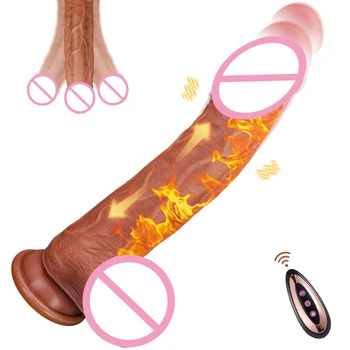 De Sex Feminin Stimulator Dildo-Uri, Vibratoare Penis Mare Anal Dildo Vibrator Realistic Dildo Pentru Femei Jucării Sexuale Telescopic Vibrator
