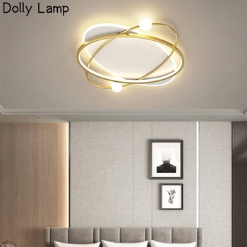 Modern Lumini Plafon Cald Romantic Decor Cameră Lampa Rotund Simplu pentru Copii Dormitor matrimonial Creative Lampă de Plafon
