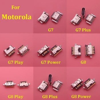 50pcs micro usb de încărcare de încărcare conector jack plug mufa dock port pentru motorola moto g6 g7 g8 plus de putere plus G8 Juca XT2015