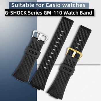 Noul Silicon Watchband Pentru Casio GM110 GM-110 Curea G-SHOCK GM-110GB Impermeabil de Cauciuc Moale de Bandă Ceas Bratara din Otel 16mm