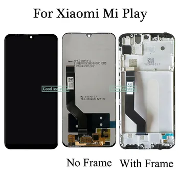 100% Testat de Înaltă Calitate Negru 5.8 inch Pentru Xiaomi Mi Juca Display LCD Touch Screen Digitizer Înlocuirea Ansamblului Cu Cadru