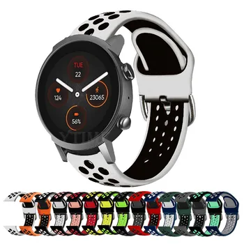 20mm Înlocuire Sport Curea Curea Pentru Ticwatch GTH E3 2 E Inteligent Watch Band Pentru Amazfit GTS 2 2E GTS2 Mini Bip S Brățară