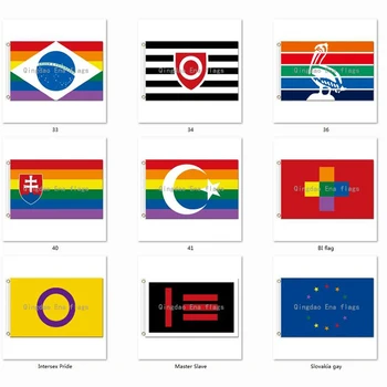 3x5 Lumea Toată Țara Curcubeu Mândrie Steagul