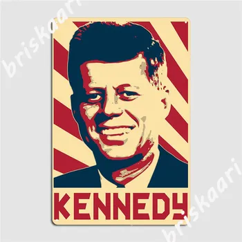 John F Kennedy Propaganda Placa De Metal Poster De Perete Pub Clasic Pestera Pub Plăci De Tablă Semn Poster