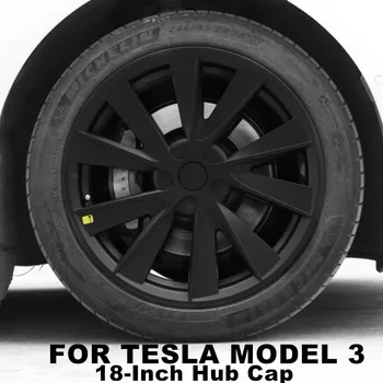 4BUC Pentru Tesla Model 3 18 Inch Capac de Butuc Auto Originale Înlocuire Capac de Roata de Automobile Capac Acoperire Completă Model 3 Accesorii 2023