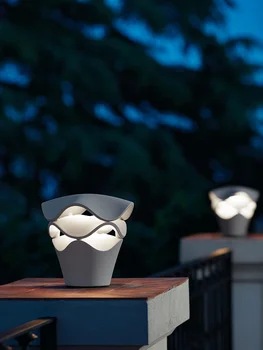 Impermeabil în aer liber Gazon Lampă de Perete ' i Far Curte cu Grădină Peisaj Lampă cu LED-uri