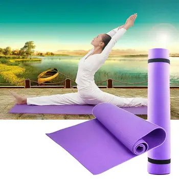 Non-Alunecare Mat Yoga Gros De Spumă De Mare Exercițiu Sală De Fitness, Pilates, Meditație