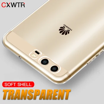 Ultra Subtire Silicon Moale Transparent Cazul în care Telefonul pentru Huawei P9 P10 Plus P30 P40 Pro P20 Lite Acoperire Pentru Onoarea 50 20 9 10 Lite Caz