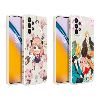 Anime SPION X Familiei Anya Caz de Telefon Pentru Samsung A73 A53 A50 A12 A22 A52 A52S A51 A72 A71 A32 A20 A21S A11 5G Capac de Silicon