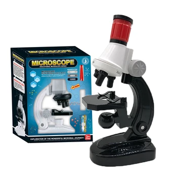 Incepator Microscop Kituri de Știință pentru Copii, cu 100X 400X 1200X și a CONDUS, cel Mai bun Cadou pentru Jucărie de Învățământ zi de Naștere