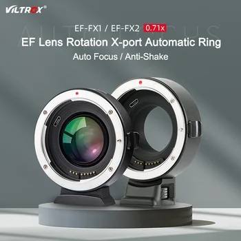 Viltrox EF-FX2 Obiectiv Inel Adaptor Focal Reducer Booster Auto Focus 0.71 x pentru Canon EF Lens pentru Fuji X Monta Camera X-T3 X-PRO2 A20
