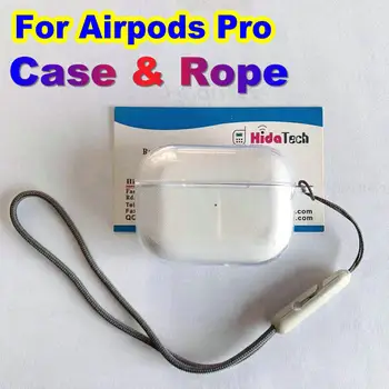 Pentru Apple Airpod Pro Silicon Capac Caz Frânghie Împletită Șnur pentru AirPods 2 3 Pro2 Pro 2-lea set cu Cască fără Fir Căști Piese