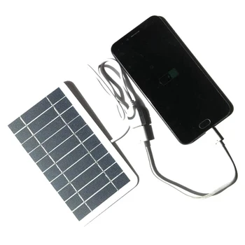 5V 2W 400mA Panou Solar Sistem Solar pentru Telefon Mobil Baterie, Încărcător de Ieșire USB pentru Mobil Mobile, Încărcătoare de Telefon