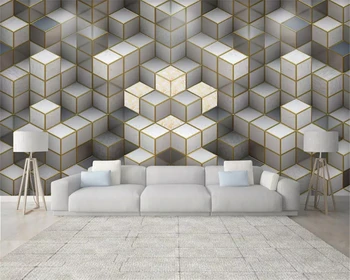 beibehang Personalizate de moda clasic de mediu tapet stereo geometrice simple triunghi marmura mozaic TV de fundal de hârtie de perete