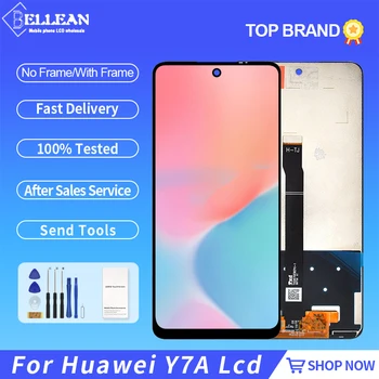 6.67 Inch P Inteligente 2021 Display Pentru Huawei Y7A Lcd Touch Panel Screen Digitizer Asamblare Pentru Onoare 10X Lite Lcd Cu Rama