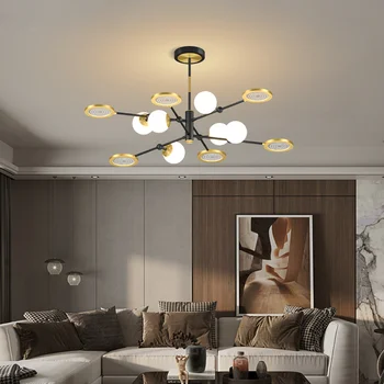 Candelabre CONDUS Noul Iluminat Modern Pentru Camera de zi Dormitor Interior Lumini Home Deco Luminaria Corpuri lichide pentru obținerea luciului de Fier Acrilice Lampa