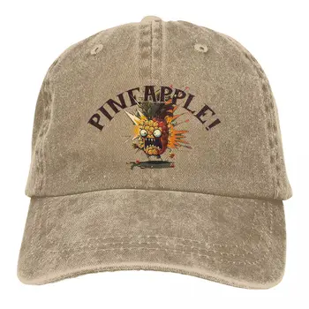 Spălat Bărbați Șapcă de Baseball Sălbatice Ananas Camionagiu Snapback Capace Tata Pălărie Furie de benzi Desenate de Golf, Palarii