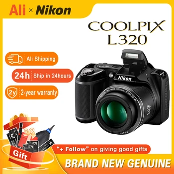Nikon COOLPIX L320 aparat de Fotografiat Digital 26x zoom optic 16.14 MP portabil teleobiectiv aparat de fotografiat digital