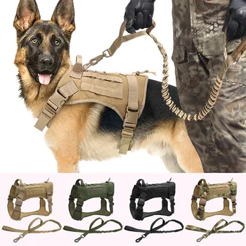 Militare Tactice Câine Cablaj Față Clip De Aplicare A Legii K9 Lucru Câine De Companie Durabil Vesta Pentru Mediu Pentru Câini De Talie Mare Ciobanesc German