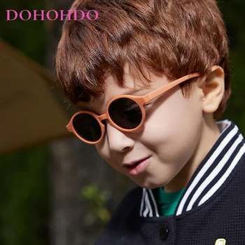 DOHOHDO 0-3 Ani, Copii Nou Silicon Flexibil Ochelari de protecție Copil Drăguț Copil Polarizat în aer liber Nuante UV400 Ochelari