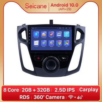 Seicane 2Din Android 9.0 9 Inch, GPS, Player Multimedia, Bluetooth, Wifi Radio Auto Șeful Unității Pentru anul 2011 2012 2013 2014 2015 Ford Focus