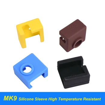 2 BUC MK7/8/9 Încălzit Aluminiu Manșon de Silicon Rezistent la Temperaturi Înalte de Până la 280°C de Cafea Căldură Pentru Imprimantă 3D Accesorii