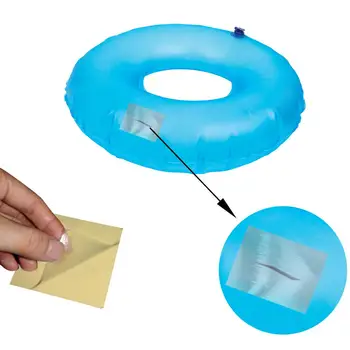 10buc PVC Transparent Patch-uri Impermeabil Bandă Auto-Adezivă în aer liber Cort Inel de Înot Piscina Gonflabila Paturi Aer Reparații Autocolant