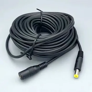 DC12V Putere Cablu de Extensie 10M 30Feet 2.1*5.5 mm Conector de sex Masculin La Feminin cablu de alimentare Pentru Camera de Securitate CCTV