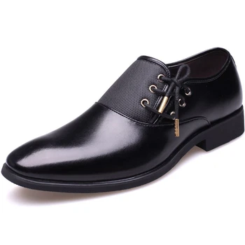 Brand Bărbați Clasic Subliniat Toe Dress Pantofi Barbati Slip-on Piele de Brevet de Mireasa Negru Pantofi Barbati Oxford Formale Pantofi Mocasini Barbati