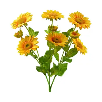Util de Flori False Anti-decolorare Artificiale de Floarea soarelui Proaspăt-păstrarea DIY Mătase Artificială de Floarea-soarelui Simulare Buchet