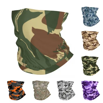 Camuflaj militar Bandană Neck Gaiter Tipărite Război Camuflaj Armata Masca Eșarfă Multi-utilizare Masca de Echitatie Bărbați Femei Adulte