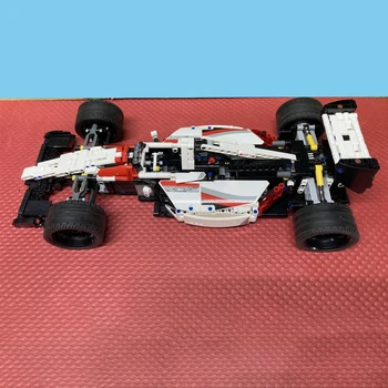 MOC Formula Mașină de Curse F1 Blocuri de Constructii Tehnice Masini Sport Cărămizi Model Dificultate Asamblare DIY Jucarii Copii Cadouri