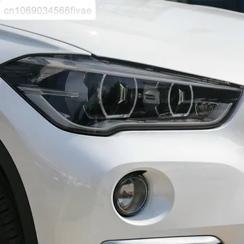 2 Buc Far Auto cu Folie de Protectie Faruri Negru Transparent TPU Autocolant Pentru BMW X1 F48 2015-Prezent 2020 Accesorii
