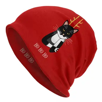 Amuzant, Sarcastic Pisica De Craciun Capota Pălărie De Tricotat Pălării De Toamnă Iarnă Strada Chelioși Căciuli, Pălării De Bărbați De Vară Multifuncțional Capace
