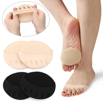 1 Pereche Cinci Degete picior din Față Tampoane pentru Femei Tocuri inalte Jumătate Tălpi interioare Invizibile Dureri de Picioare de Îngrijire Absoarbe Șocul Șosete Tep Pad Insertii