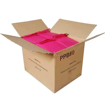 Bule roz Mailer 50 Buc Plicuri pentru Transport Saci Căptușit Plicuri pentru Ambalare Sigiliu de Corespondență Cadou Umplutură Mov si Negru