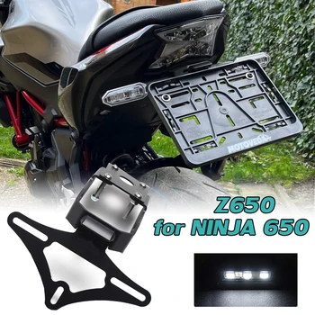 Accesorii motociclete Coada Ordonat Fender Eliminator LED Numărul de Înmatriculare Suport pentru Kawasaki Ninja 650 Z650 2017-2023 Z 650