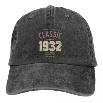 Clasic 1932 90 de ani Retro Vintage Șapcă de Baseball pentru Bărbați Pălării pentru Femei Vizieră de Protecție Snapback Meme Capace