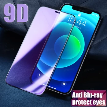 3D Full Acoperire Anti Blue Ray 6D 9H Sticla Temperata pentru iPhone X XR XS 11 12 13 mini 14 15 Pro MAX 6 6s 7 8 Plus Ecran Protector