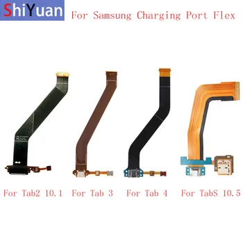 USB Port de Încărcare Conector Cablu Flex Pentru Samsung Tab 2 P5100 Tab 3 P5200 P5210 Tab 4 T530 Tab S 10.5 T800 Piese de schimb
