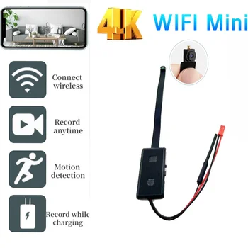 Wifi Mini Camera HD 4K, 1080P Micro camera Video Wireless Portabil DIY Modulul de Înregistrare Video de la Distanță de Sprijin Vedere P2P Kamera Secret Cam