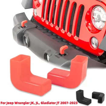 2 buc/set Bara Fata Cârlig de Remorcare Acoperire pentru Jeep Wrangler JK, JL, Gladiator JT 2007-2023