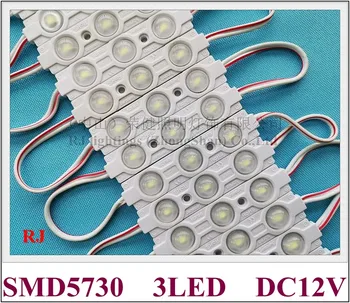 Modul cu LED-uri clasice din PVC injecție LED lumină înapoi semn modul DC12V SMD 5730 3 led 1.2 W IP65 70mm(L)*15mm(W)*7mm(H) din aluminiu PCB