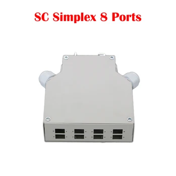 Șină DIN Fibre Cutia de borne SC Simplex/Duplex 8/6/12 Porturi FTTH de Rețea Ethernet